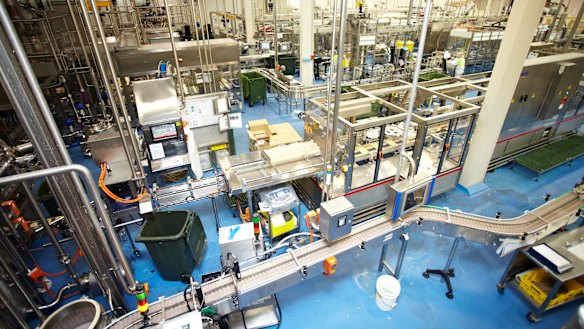The Lion Dairy & Drinks plant in Morwell. Australia blocked a sale of the business to Chinese interests.