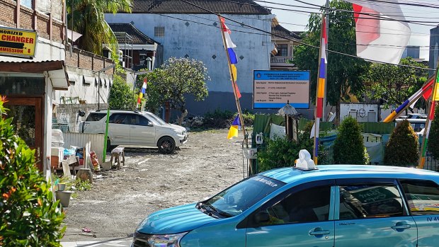 The Sari Club site in Kuta.