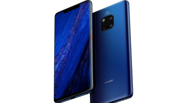 The Mate20 Pro features an interesting rear design.