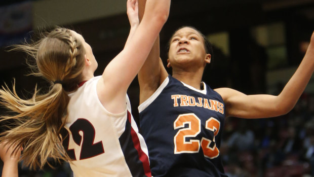 Teen basketballer Maori Davenport has been banned from playing out her senior high school season.