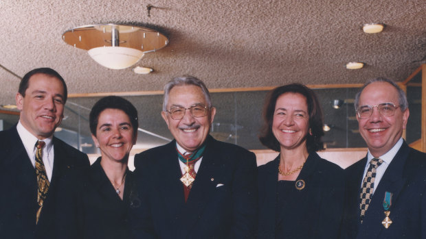 The Salteri family from left: Robert Salteri, Adriana Gardos, Carlo Salteri, Mary Shaw and Paul Salteri.