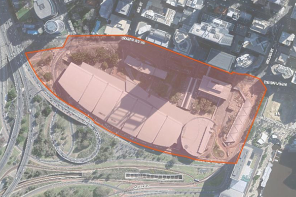 The designated event area in Perth where WA Police will have additional powers due to the Land Forces defence expo.