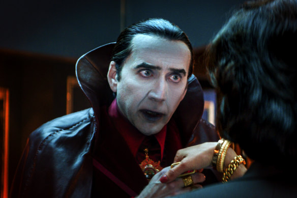 Cage drew inspiration for his Dracula from many other incarnations, including Gary Oldman’s portrayal in his uncle’s 1992 film.