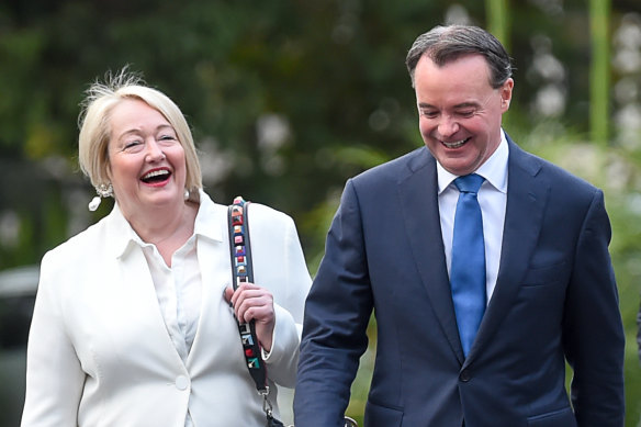 Opposition Leader Michael O’Brien and shadow treasurer Louise Staley have backed the introduction of quotas to increase female representation in the Liberal Party. 