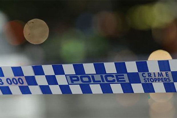 police tape generic footage