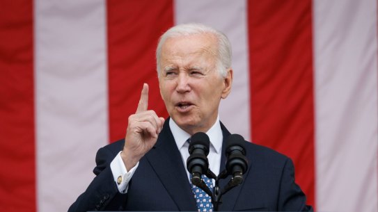 US President Joe Biden: Debs and deficits are forecast to hit records in the world’s largest economy.