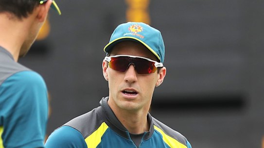 Howling success: Mitchell Starc, Pat Cummins and Josh Hazlewood (L-R), dubbed the "wolf pack".
