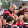 Former federal treasurer - now junior footy coach - Josh Frydenberg.