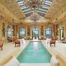 The stunning pool inside the home Beyonce and Jay-Z used to rent in Malibu.