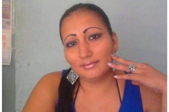 A supplied photo of Victoria Salazar, the Salvadorean mother of two killed by police in Tulum, Mexico, on Saturday, March 27. 