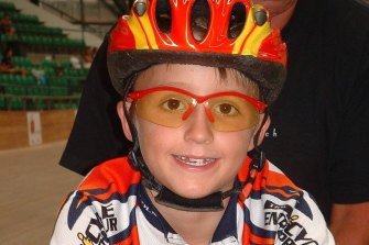 Jai Hindley has been racing bikes since he was a kid. 