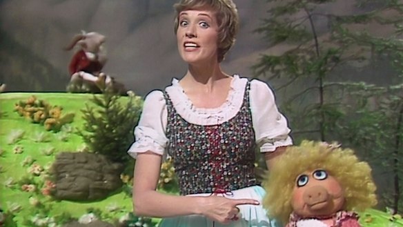 What a duet for a girl and goatherd ... Julie Andrews recreates The Sound of Music on The Muppet Show.