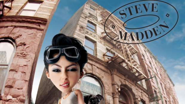 A Steve Madden advertisement from the 1990s.