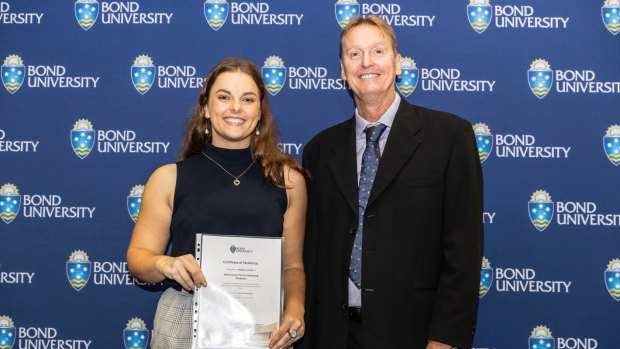 Bond University graduate Maddy Stubbs loved the culture of campus life on the Gold Coast.