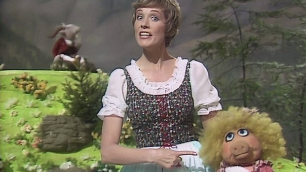 What a duet for a girl and goatherd ... Julie Andrews recreates The Sound of Music on The Muppet Show.