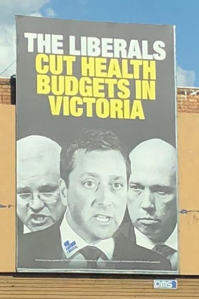 A 2018 Victorian Labor campaign ad featured Scott Morrison and Peter Dutton alongside state Liberal leader Matthew Guy after research showed they were unpopular in Victoria.
