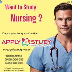 An online advertisement for Apply 4 Study Australia, the host of the event Sarah Henderson attended.