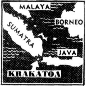 The Sunda Strait.