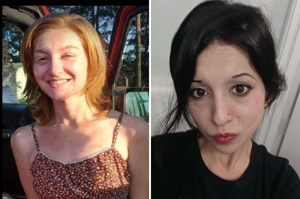 Kristin Smith (solda) ve Ashley Real, polisin artık ölümlerinin bağlantılı olduğuna inandığı dört kadından ikisi.