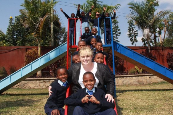 Rebel Wilson in Tanzania.