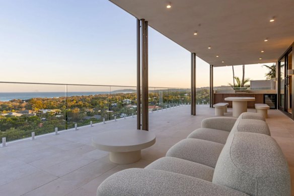 Views over Byron Bay, for $9.5 million to $9.75 million. 