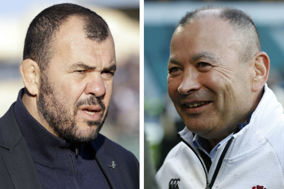 Michael Cheika and Eddie Jones went head to head in 2016.