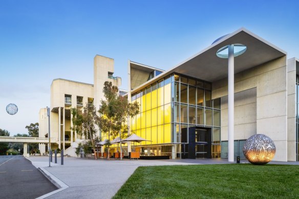 The National Gallery in Canberra: a recent report claimed the building needs $87 million worth of urgent repairs, but only $20 million has been funded.