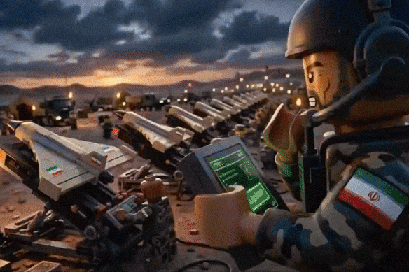 The LEGO effect: AI animated satire is shaping modern conflict