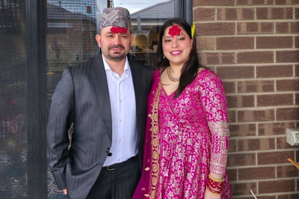 Krishna and Sapana Neupane.