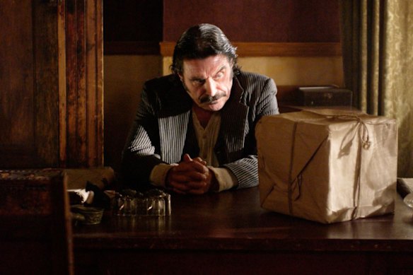 Ian McShane as saloon owner Al Swearengen in Deadwood. 