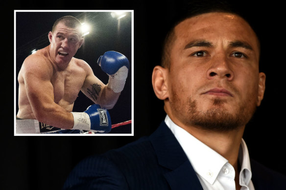 Sonny Bill Williams and Paul Gallen. 