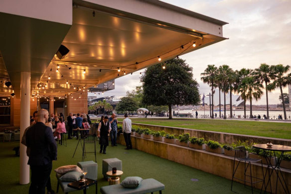 The ground floor cafe at the Museum of Contempary Art has recently been relaunched.