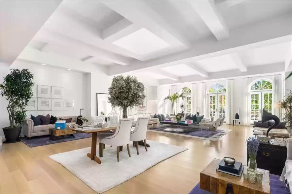 Jennifer Lopez owns this four-bedroom penthouse in New York.