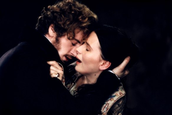 Juliette Binoche in Children of the Century, the 1999 film about George Sand’s love affair with poet Alfred de Musset.