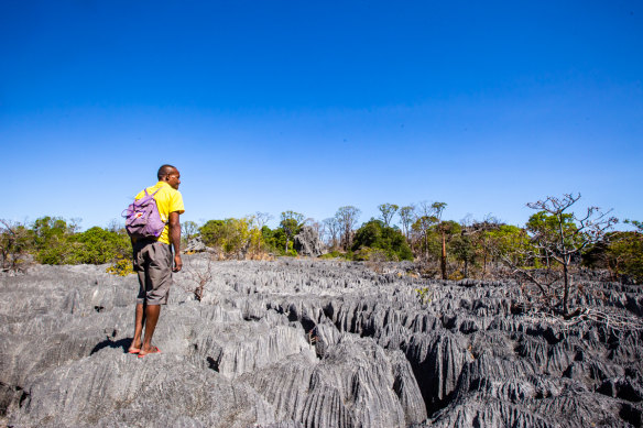 Getting tsingy with it in Madagascar.