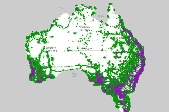 Telstra recently reduced its claimed coverage as new rules came into force.