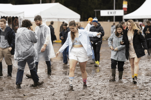 Music festivals are bearing the brunt of climate change, as floods and fires tear through venue spaces at alarming rates.