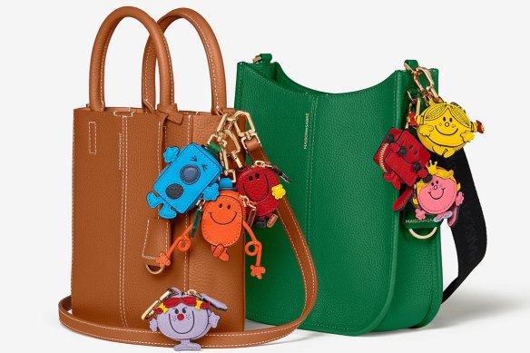 Childhood Mr. Men and Little Miss characters are now available as luxury AirTags and coin cases.