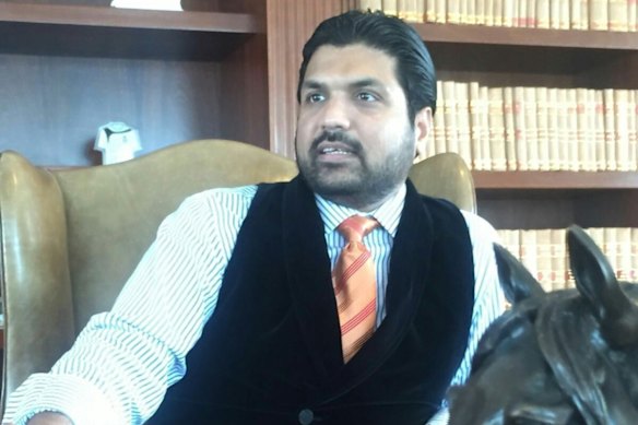 Ahsan Ali Syed in his Bahrain office.