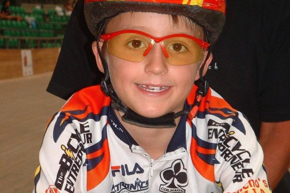 Jai Hindley has been racing bikes since he was a kid.