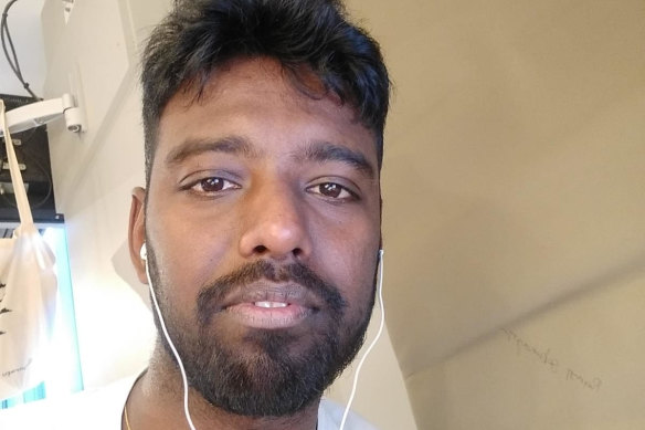Tamil refugee Ramsiyar Sabanayagam, 29, was released on Thursday.