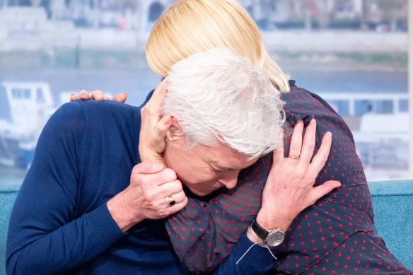 Phillip Schofield cried on the shoulder of his co-presenter, Holly Willoughby when he came out as gay. His career has since imploded.