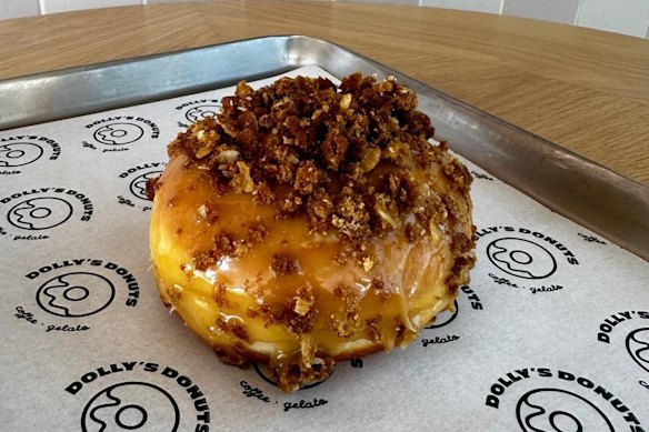 The Lest We Forget doughnut at Dolly's Donut.
