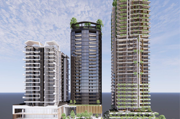 The Silk Lane development proposed for Woolloongabba.