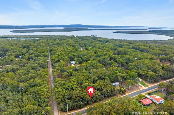 Home buyers can snag a bargain block near Brisbane, or look offshore to Russell Island, pictured, for even lower prices.