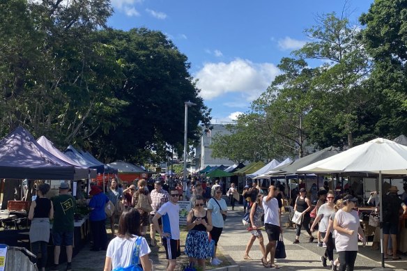 Jan Powers Farmers Market at the Brisbane Powerhouse. 