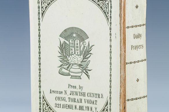 A siddur is the Jewish prayer book. This one belonged to Marilyn Monroe, who converted to Judaism before her marriage to playwright Arthur Miller. 