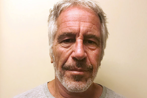 Jeffrey Epstein, pictured in 2017 by the New York State Sex Offender Registry.