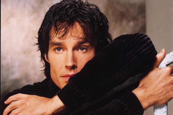 Ronn Moss as  the original Ridge Forrester in The Bold and the Beautiful.