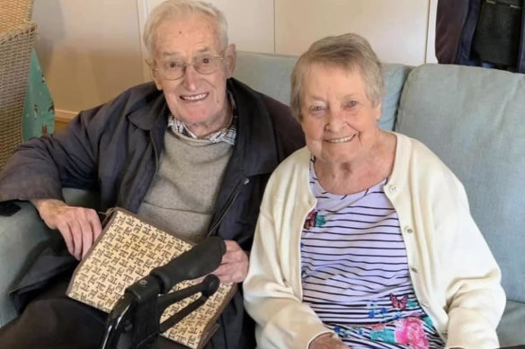Florence and Graham Hansen, are both residents at Arcare Maidstone. 